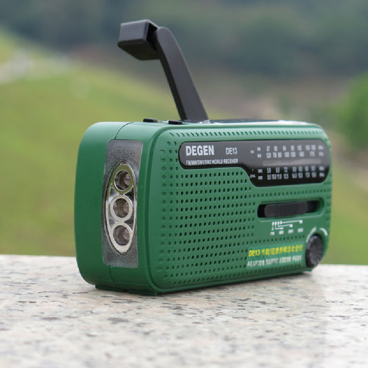 Hand-cranked Solar Rechargeable Radio Portable