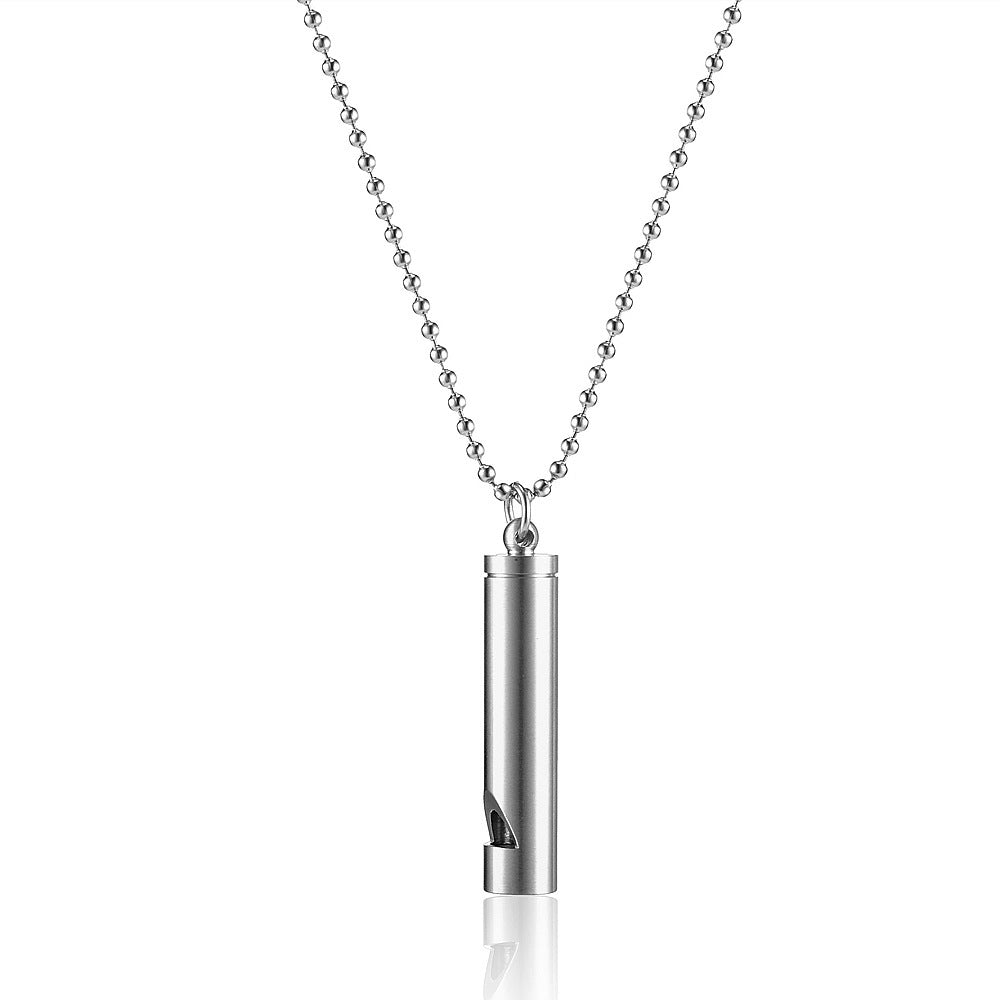 Hip Hop Dicco Blowing Whistle Necklace Treble