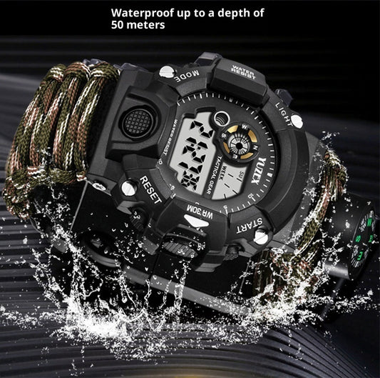 Multifunctional Parachute Cord Waterproof Watch