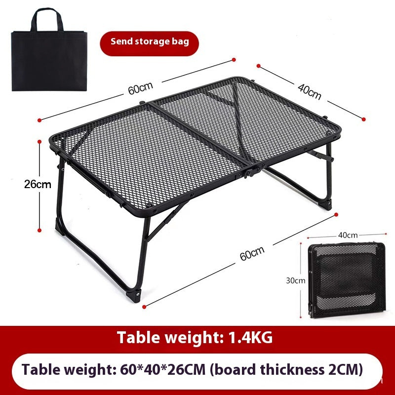 Outdoor Folding Table Round Picnic Camping