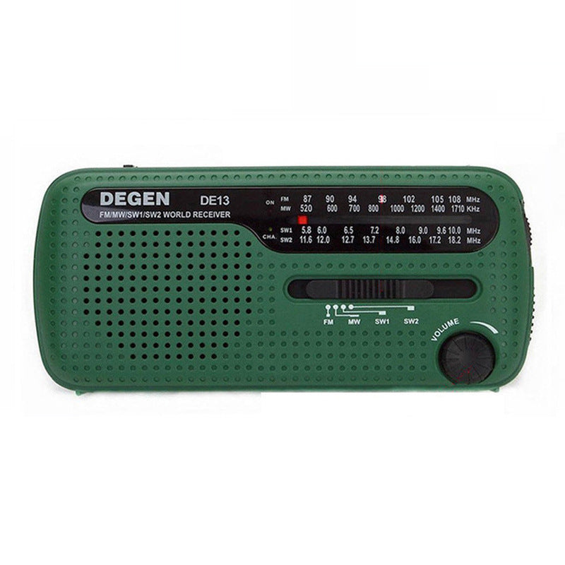 Hand-cranked Solar Rechargeable Radio Portable