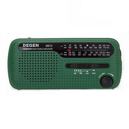 Hand-cranked Solar Rechargeable Radio Portable